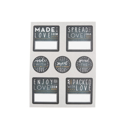 The Kitchen Pantry Chalk Board Label Set of 28