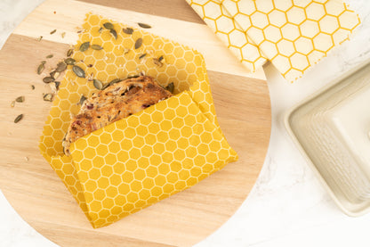 The Kitchen Pantry Yellow Beeswax Wraps Set of 3