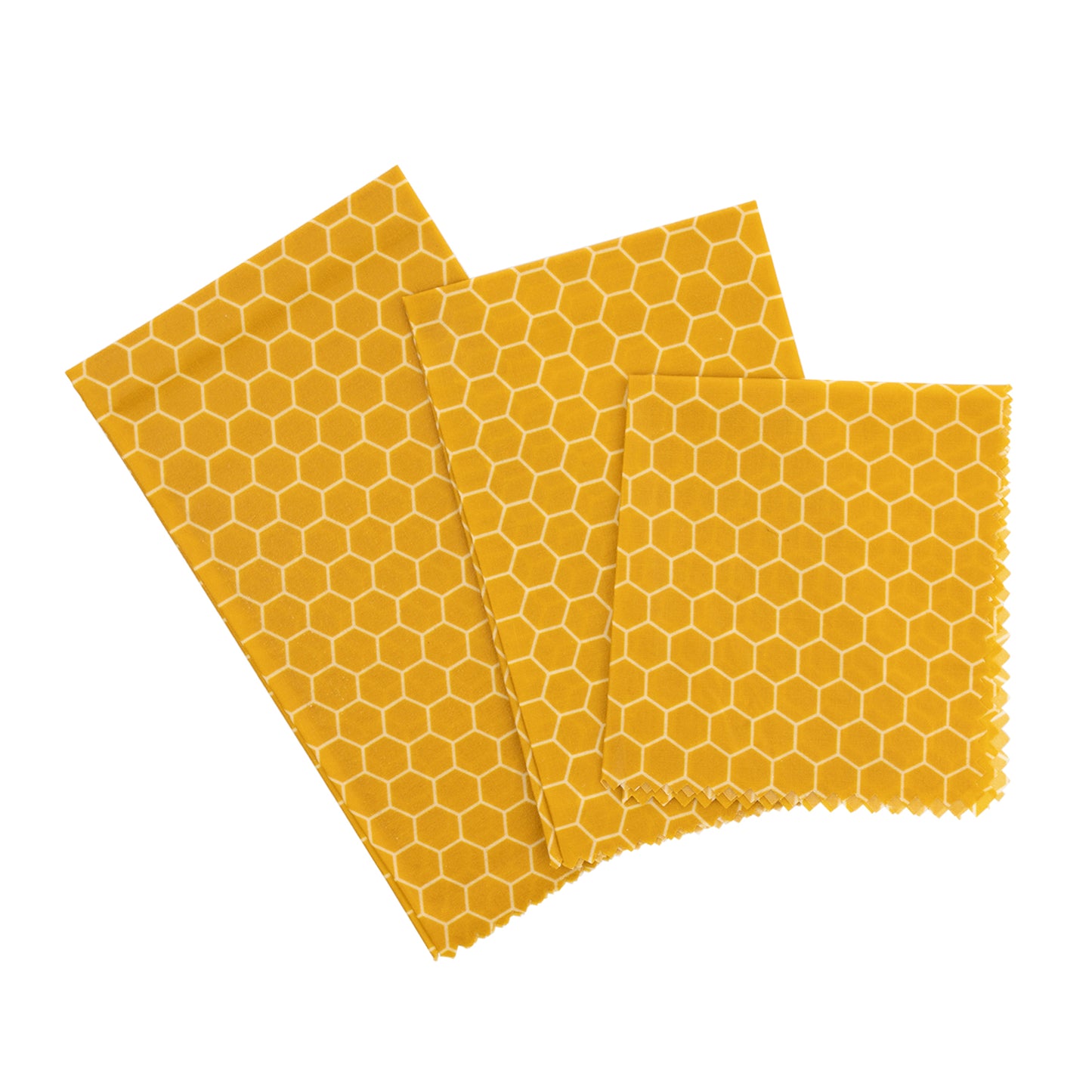 The Kitchen Pantry Yellow Beeswax Wraps Set of 3