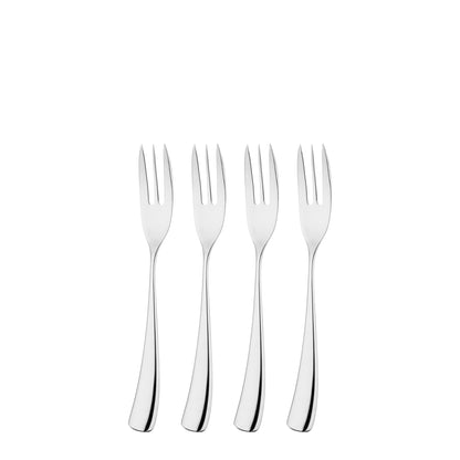 Studio William Larch Mirror 4 Piece Pastry Fork Set