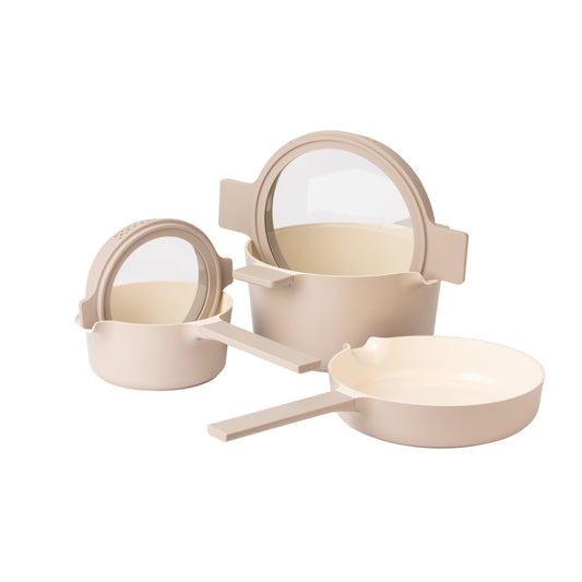 Luxe All-In-One Cookware Set - Beige