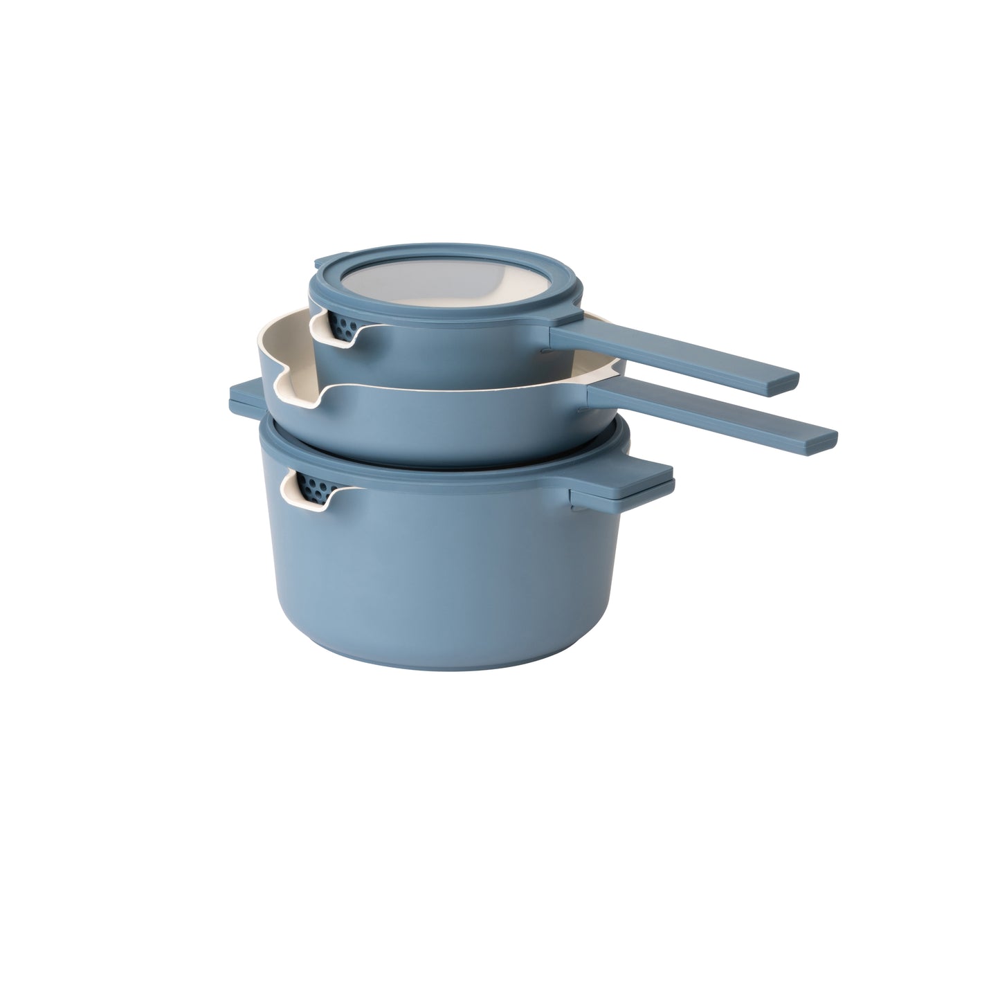 Luxe All-In-One Cookware Set - Mid Blue