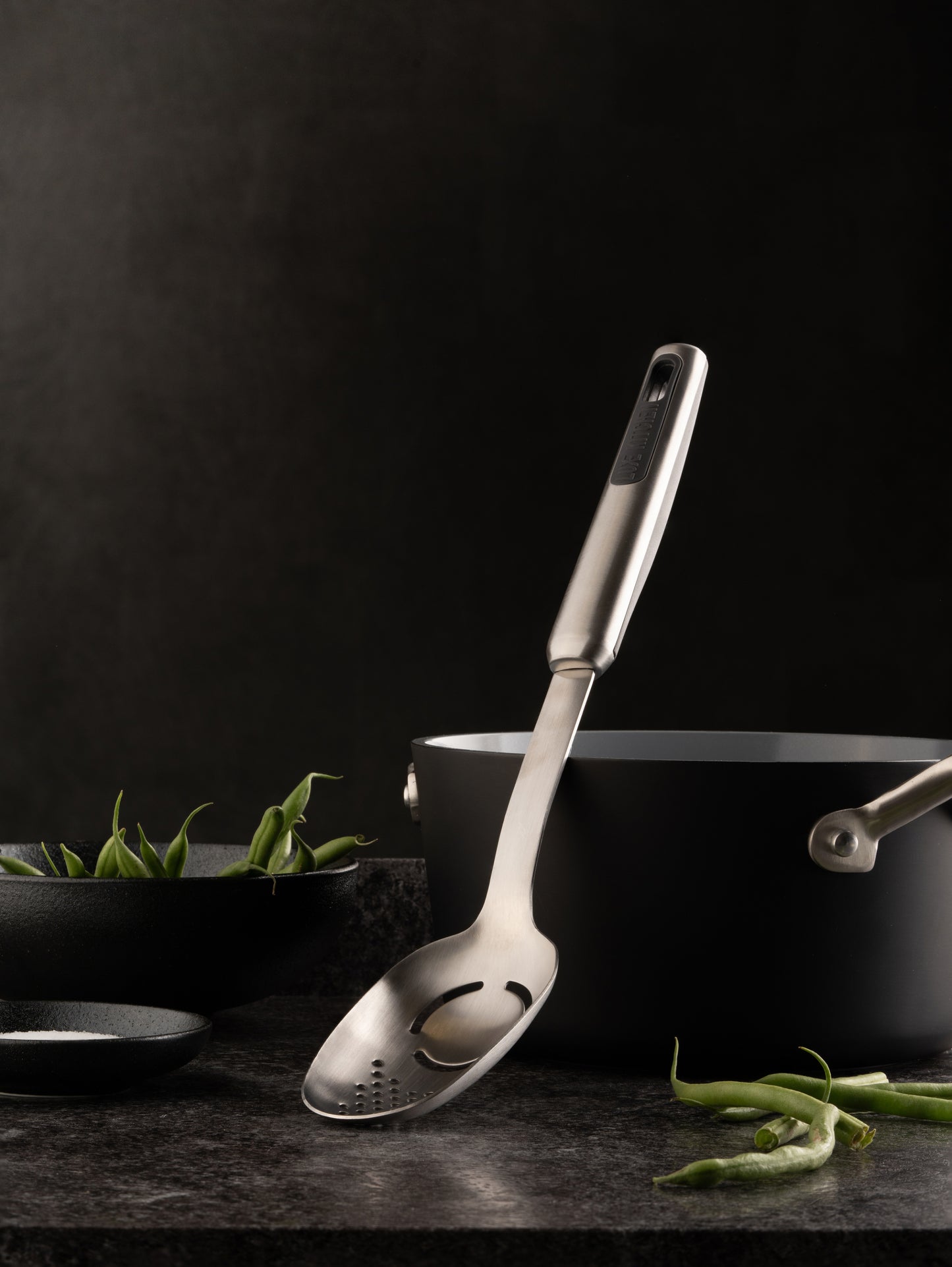 Luxe Stainless Steel Slotted Spoon