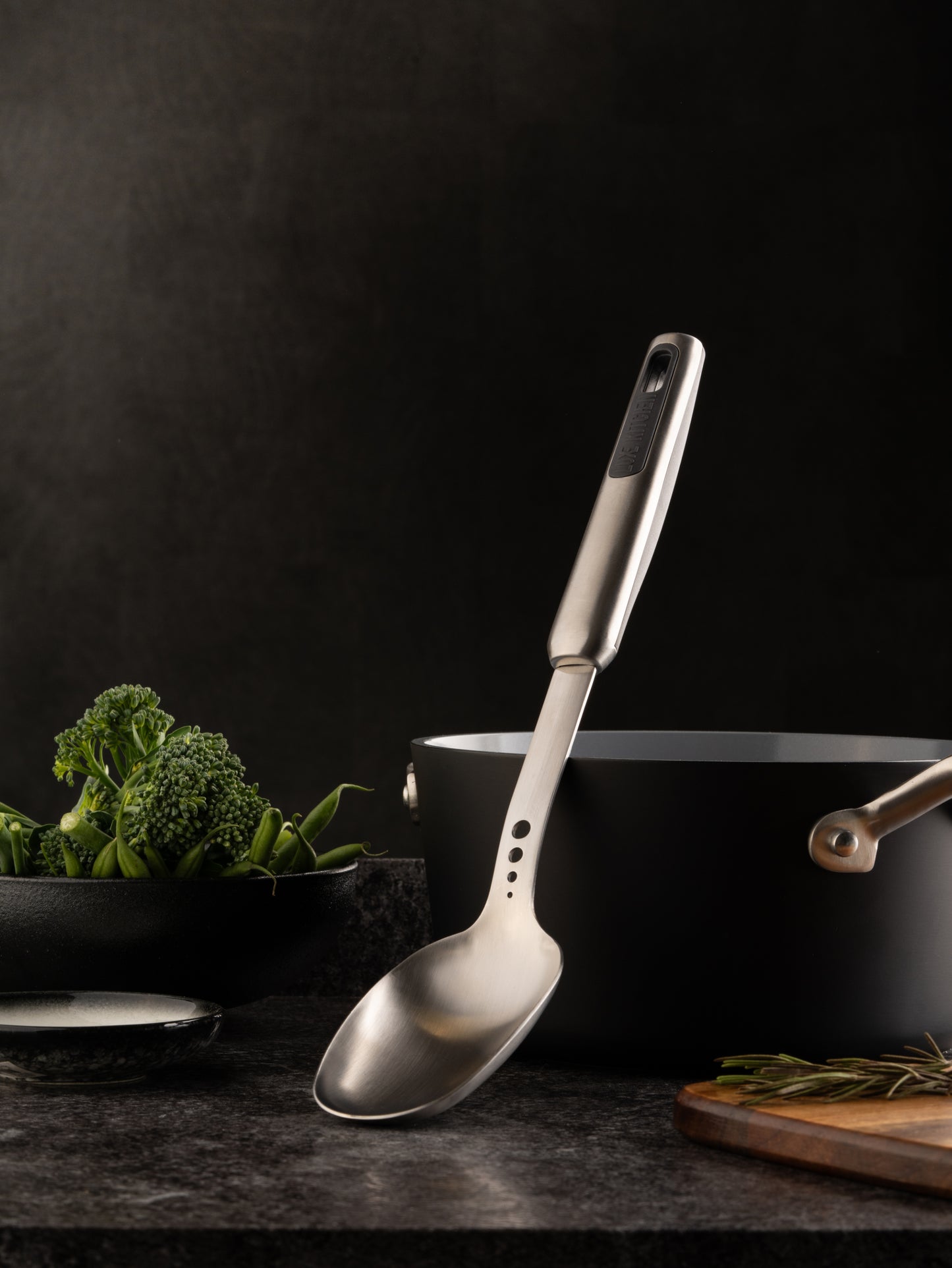 Luxe Stainless Steel Solid Spoon