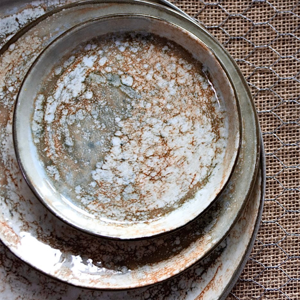 Gural Light Moon Walled Plate 27cm