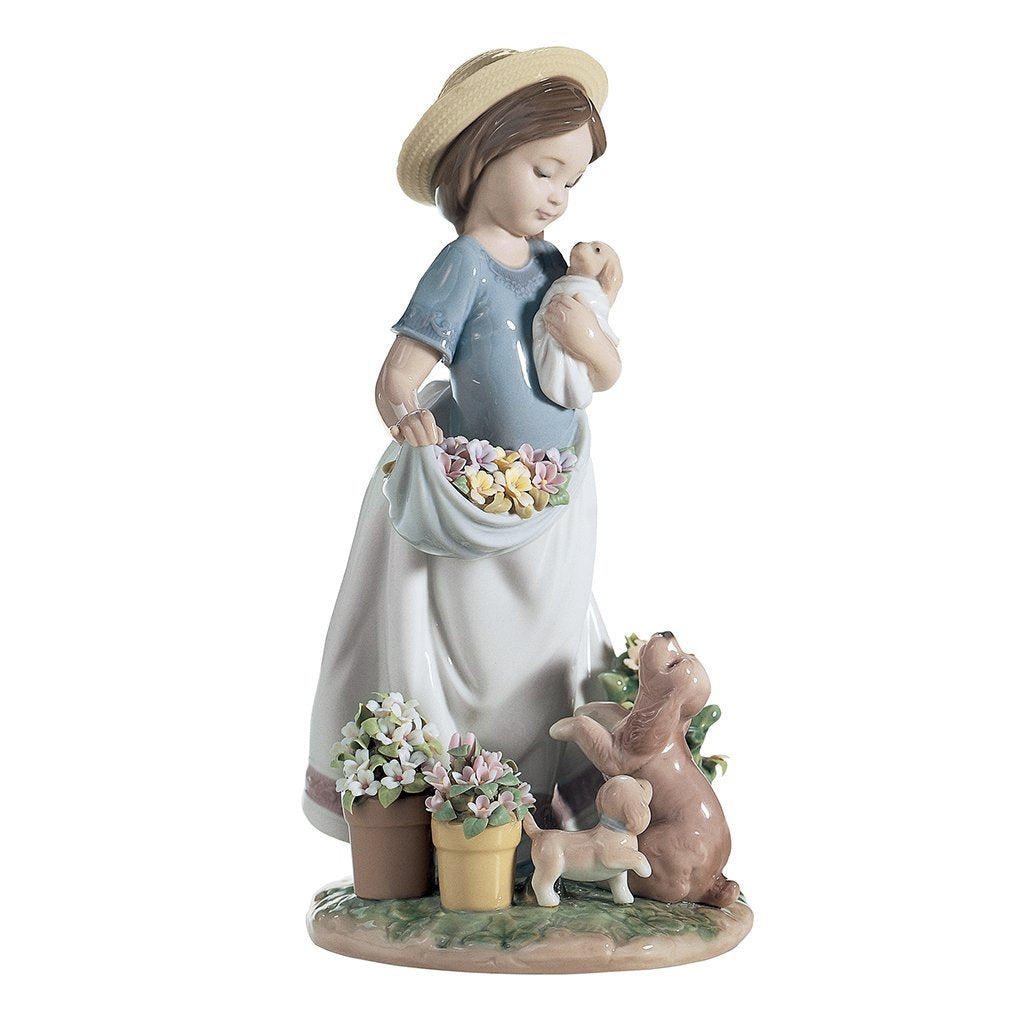 Lladro A Romp In The Garden