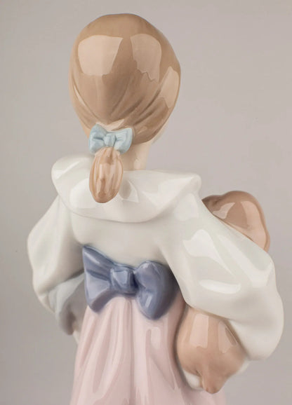 Lladro Arms Full of Love Girl Figurine-Goviers