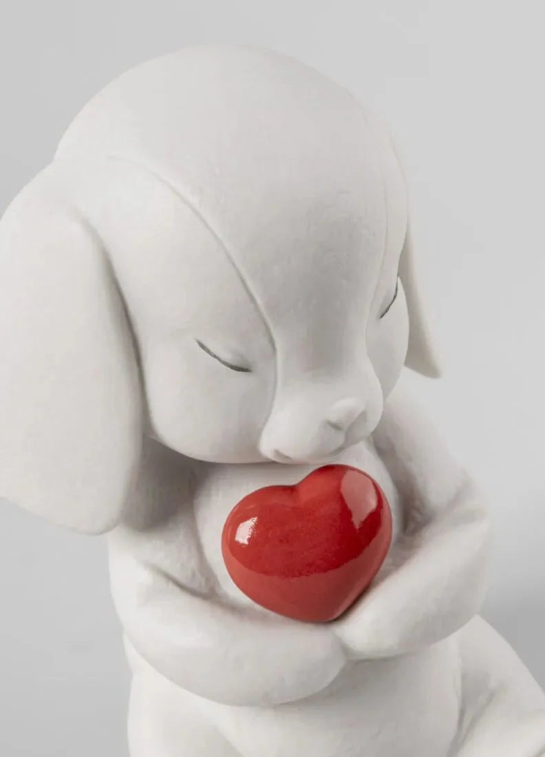 Lladro Buddy Caring Puppy-Collectables-Goviers