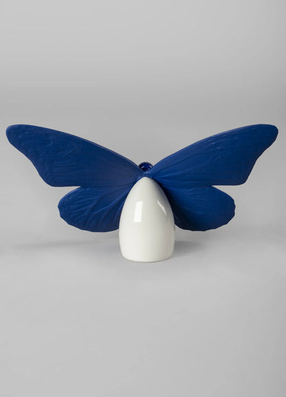 Lladro Butterfly Blue Gold-Goviers