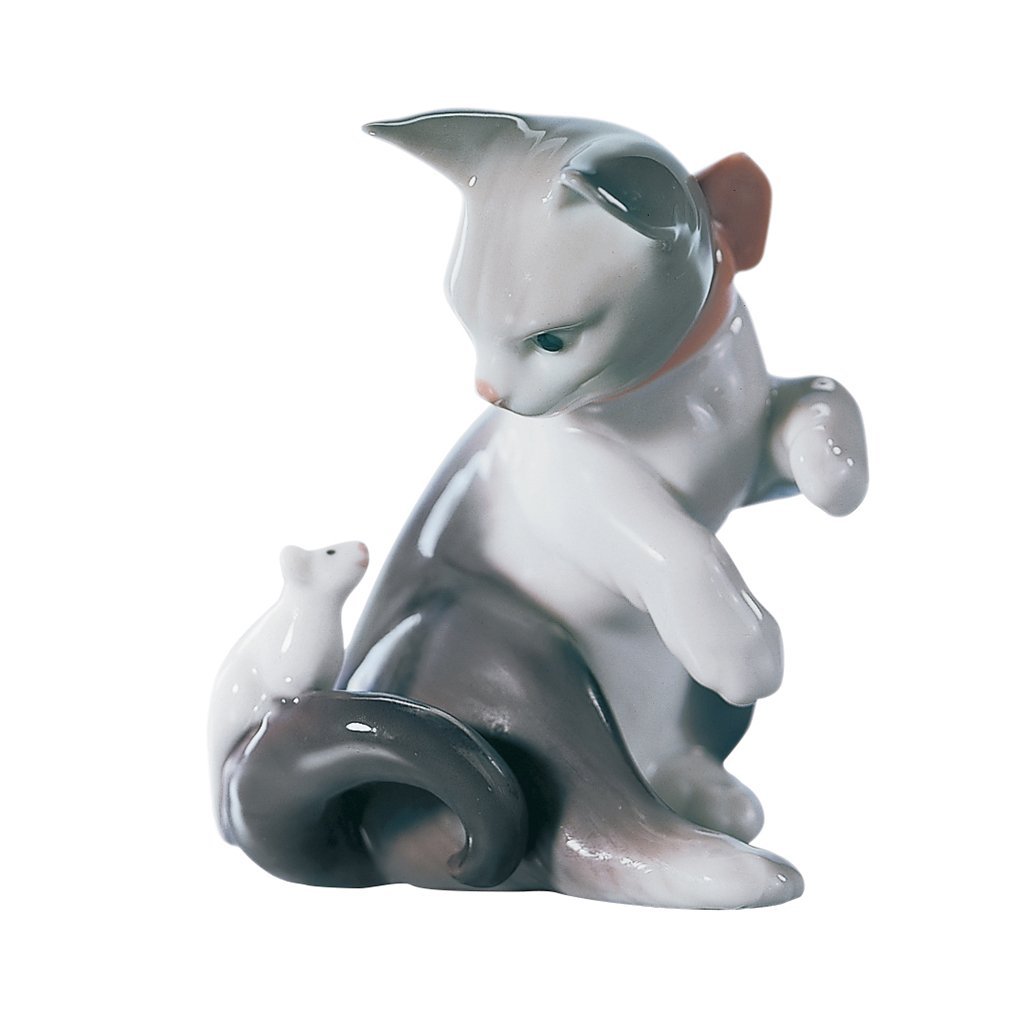 Lladro Cat and Mouse