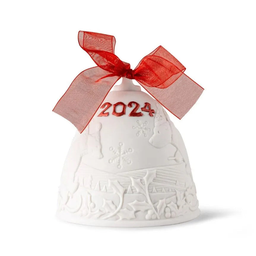 Lladro Christmas Bell 2024 - Red IN STOCK NOW