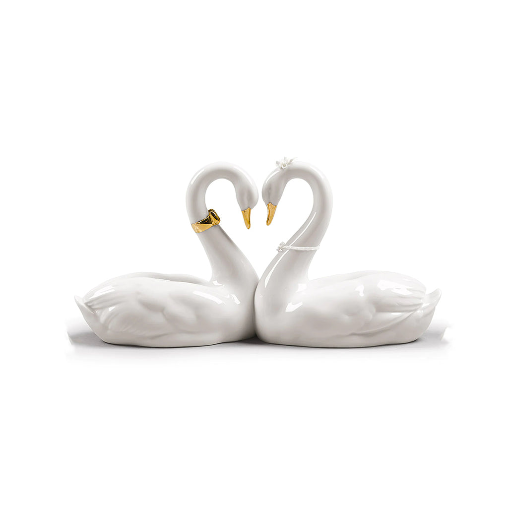 Lladro Endless love (Golden Re-Deco)