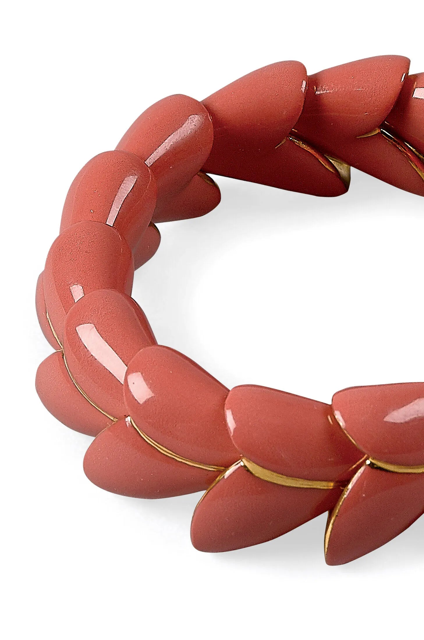 Lladro Heliconia Coral Bracelet-Goviers