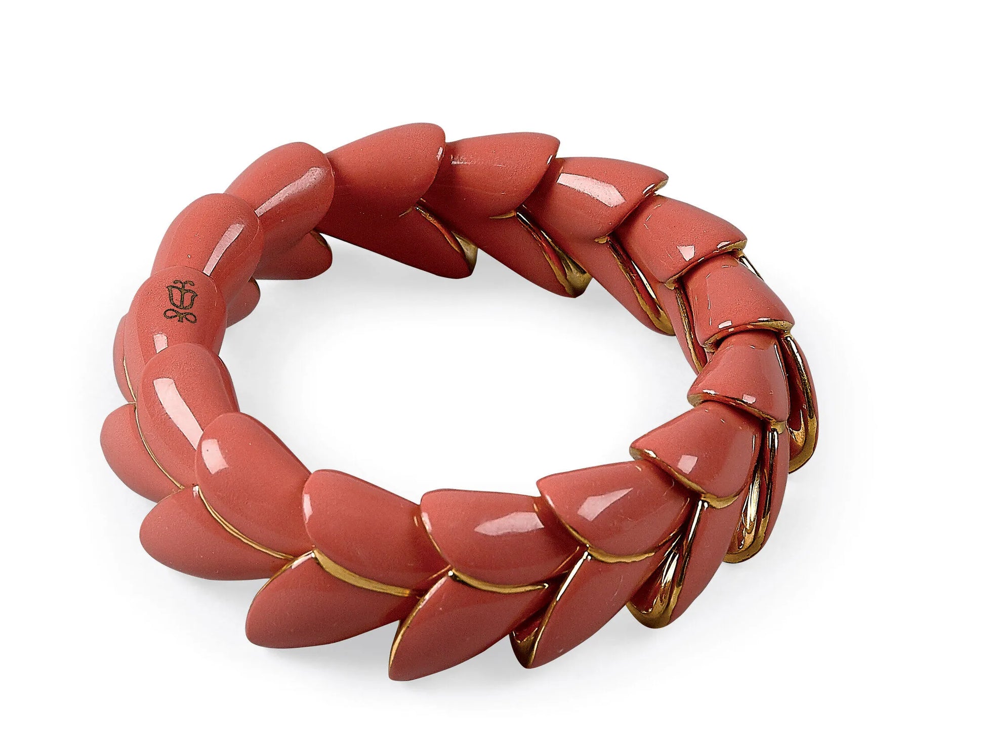 Lladro Heliconia Coral Bracelet-Goviers