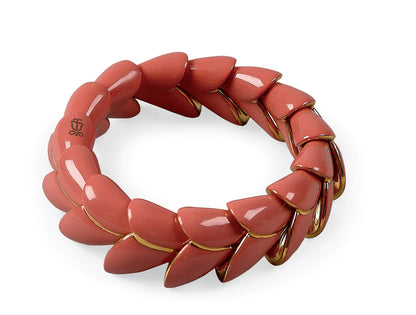 Lladro Heliconia Coral Bracelet-Goviers
