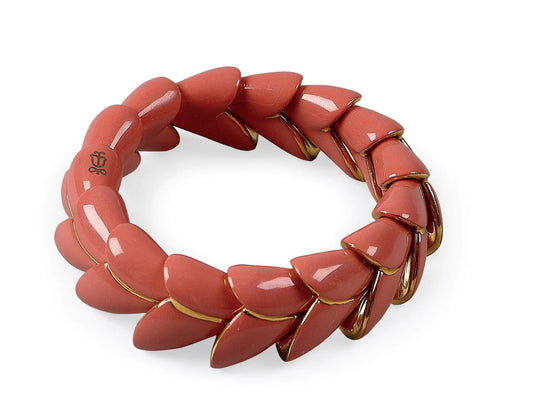 Lladro Heliconia Coral Bracelet-Goviers