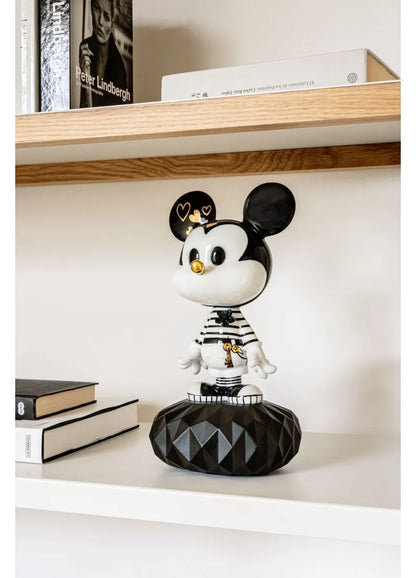 Lladro Mickey In Black And White-Goviers
