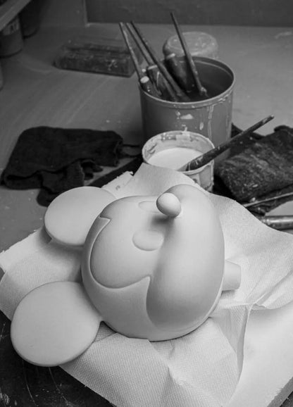 Lladro Mickey In Black And White-Goviers