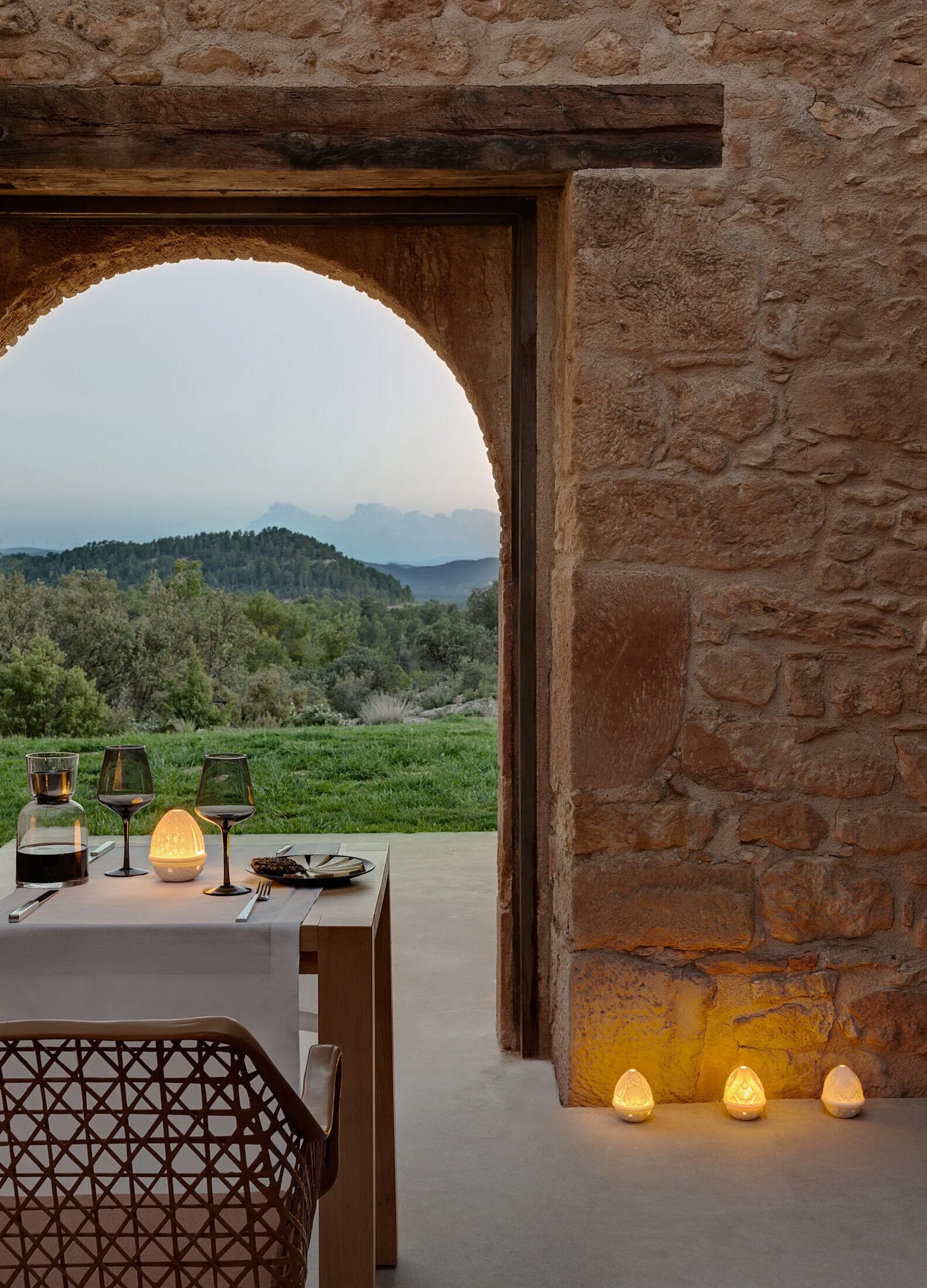 Lladro Nativity Lithophane Votive Light-Goviers