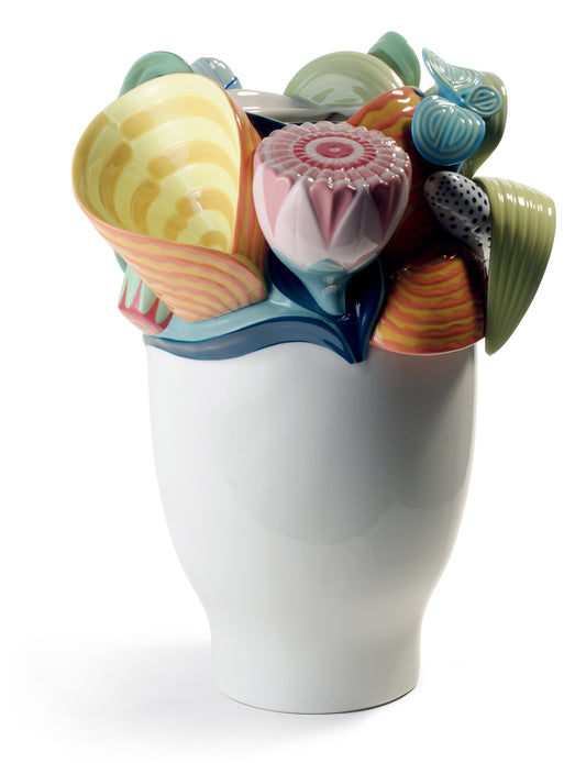 Lladro Naturo Multicoloured Small Vase-Goviers