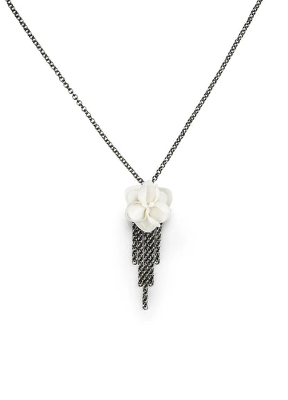 Lladro Orchid Pendant Necklace-Goviers