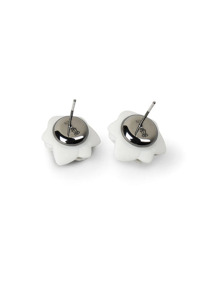 Lladro Orchid Stud Earrings-Goviers