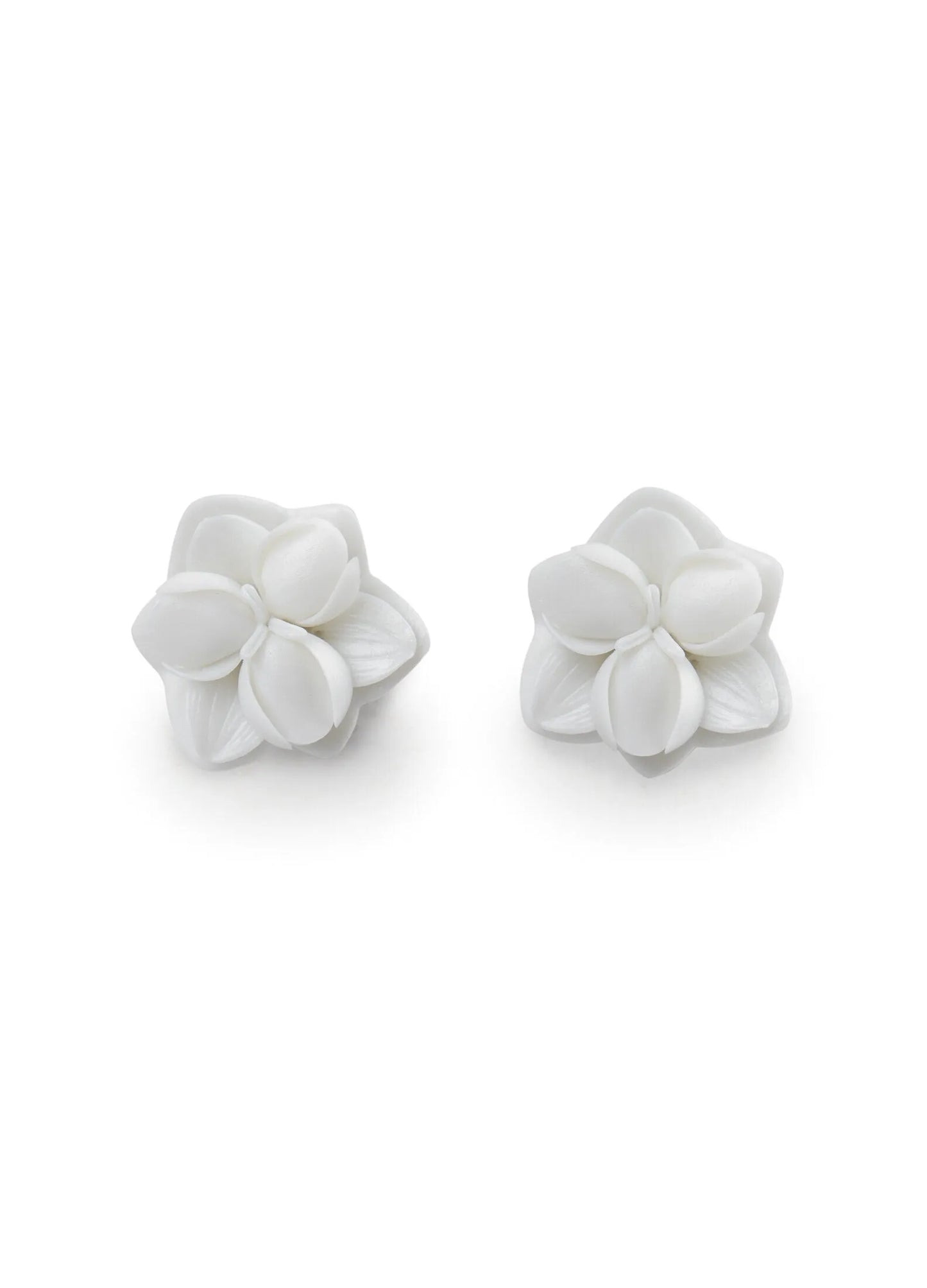 Lladro Orchid Stud Earrings-Goviers