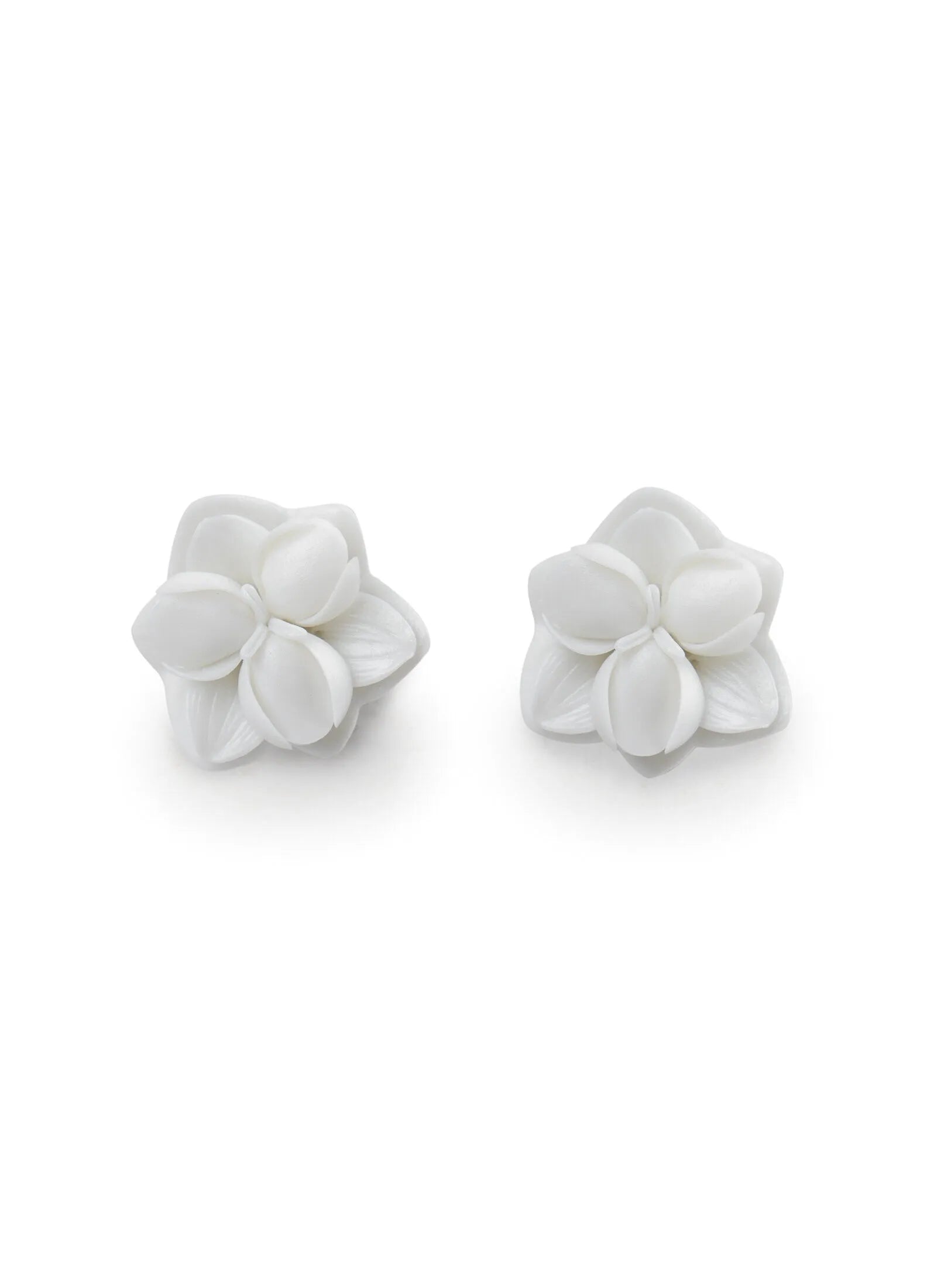 Lladro Orchid Stud Earrings