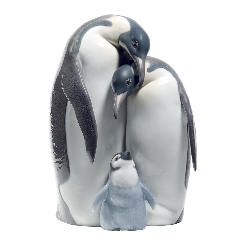 Lladro Penguin Family