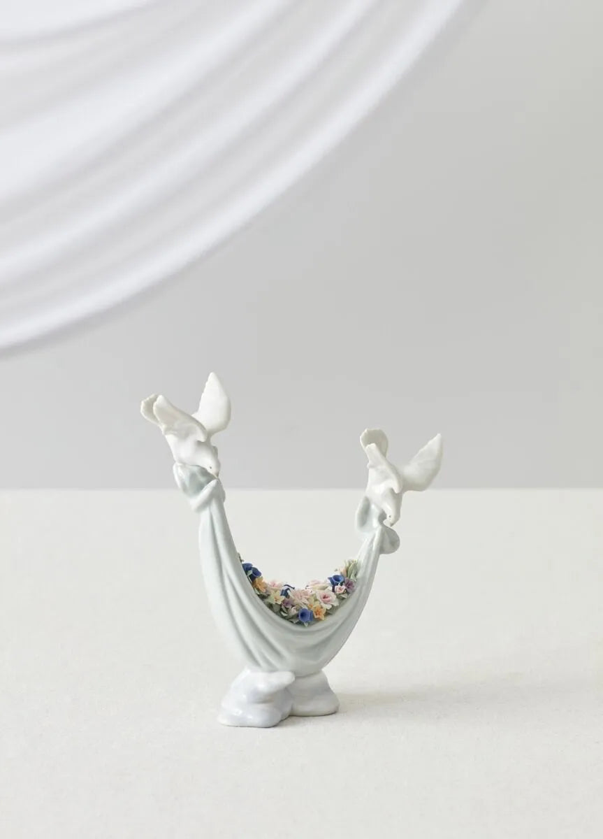Lladro Petals of Peace Doves Figurine-Goviers