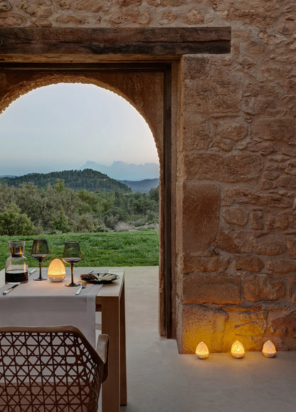 Lladro Santa Claus Lithophane Votive Light-Goviers