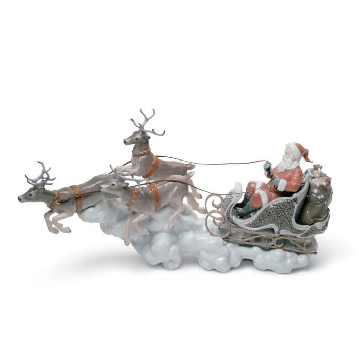 Lladro Santa's Midnight Ride