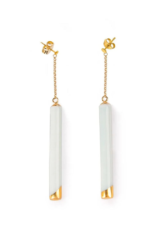 Lladro Twiggy Long Earrings-Goviers
