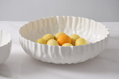 Pampa Bay Mascali Bianca Extra Large Shallow Bowl