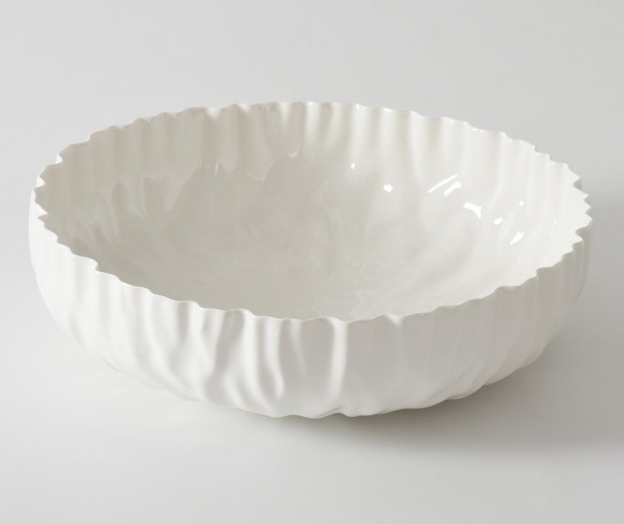 Pampa Bay Mascali Bianca Extra Large Shallow Bowl