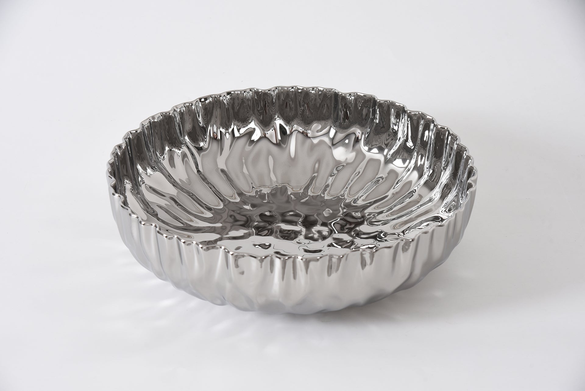 Pampa Bay Mascali Argento Extra Large Shallow Bowl