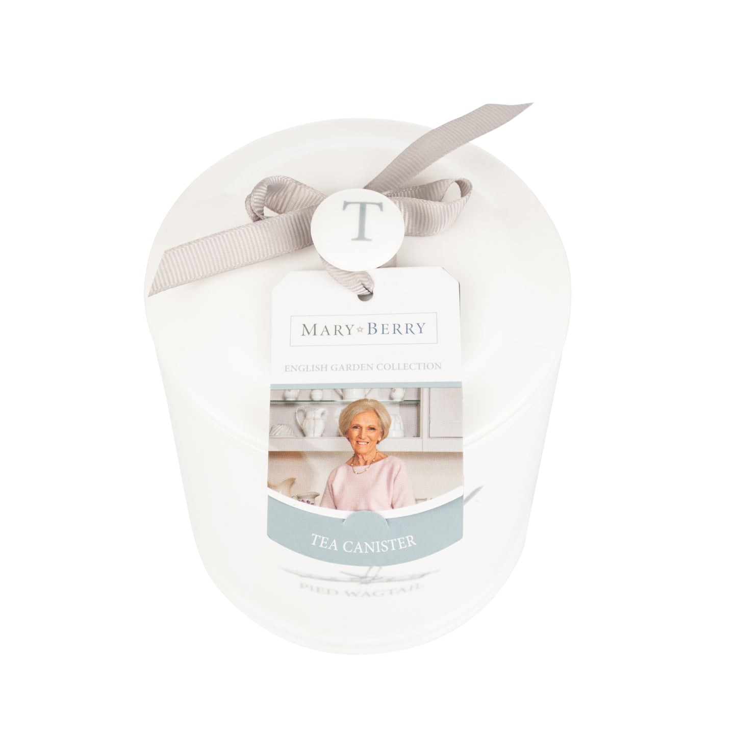 Mary Berry English Garden Pied Wagtail Tea Canister