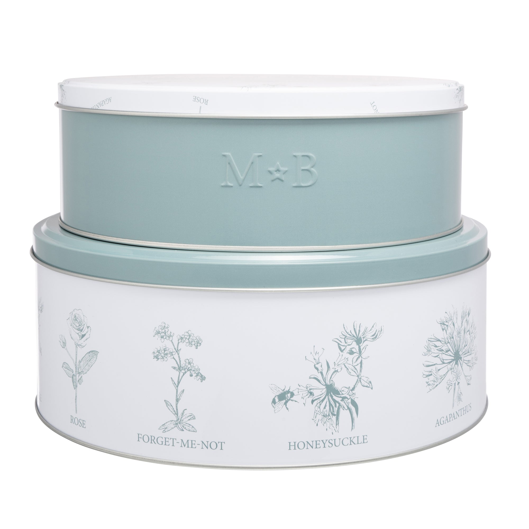Mary Berry English Garden Flowers Cake Tin Set of 2
