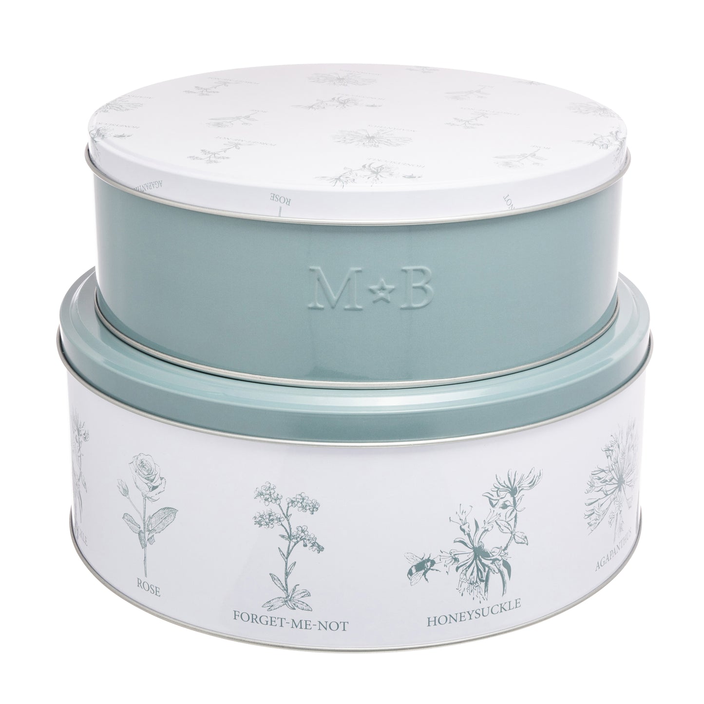 Mary Berry English Garden Flowers Cake Tin Set of 2