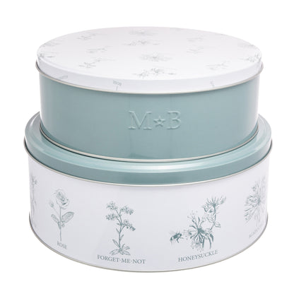 Mary Berry English Garden Flowers Cake Tin Set of 2