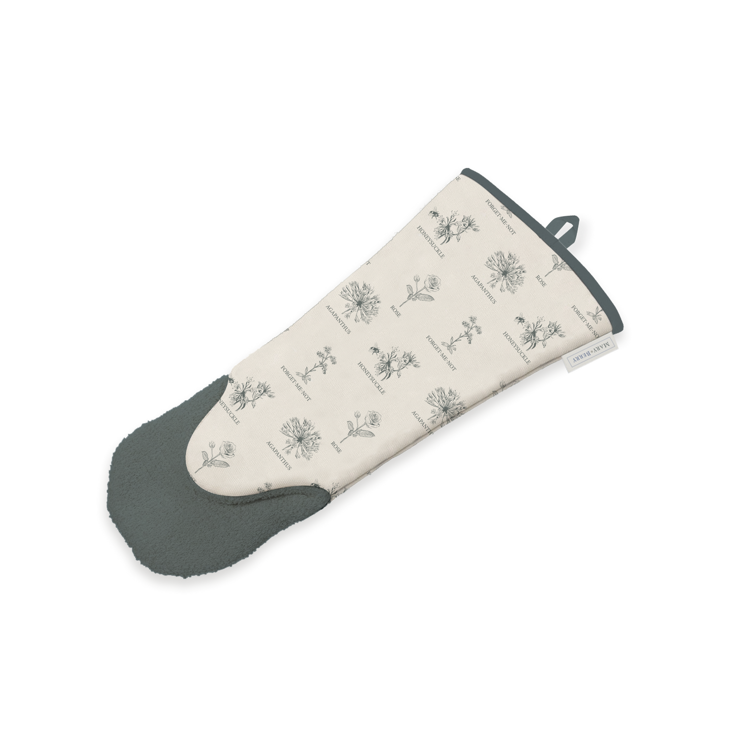 Mary Berry English Garden Flowers Gauntlet Oven Glove