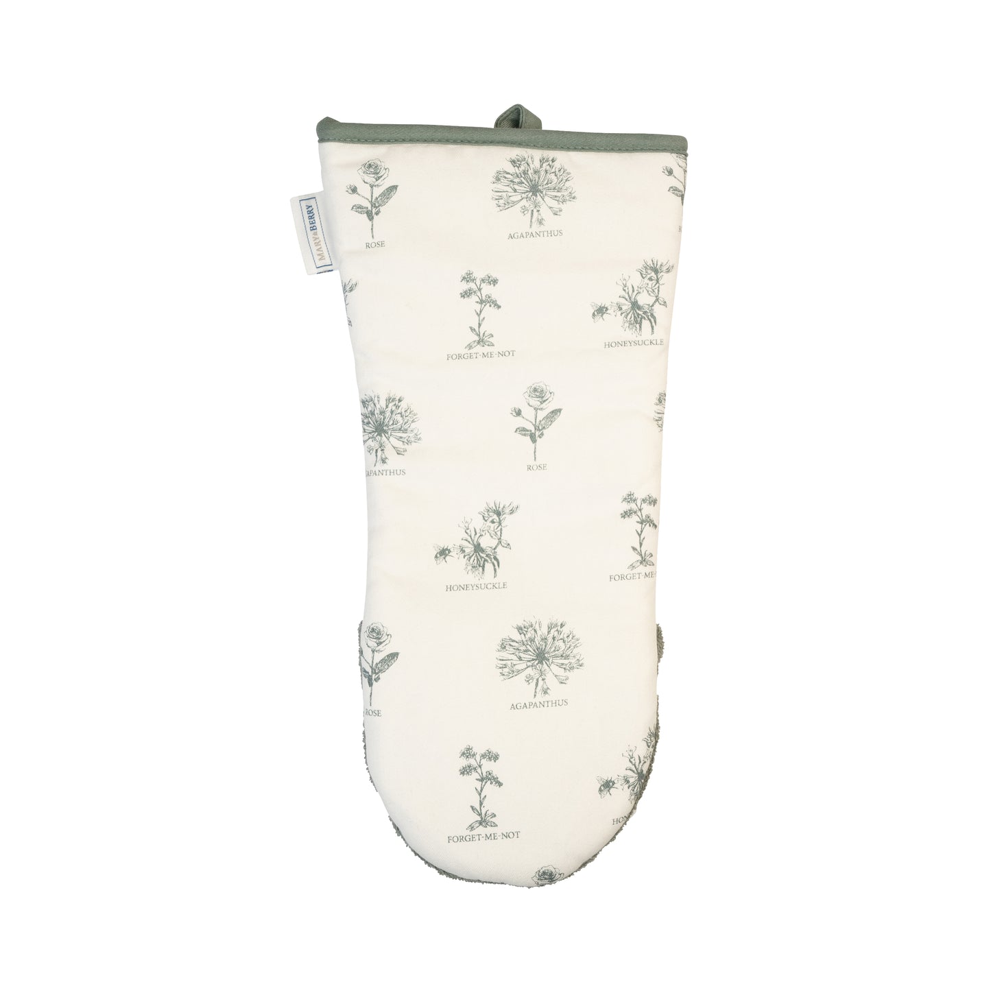Mary Berry English Garden Flowers Gauntlet Oven Glove