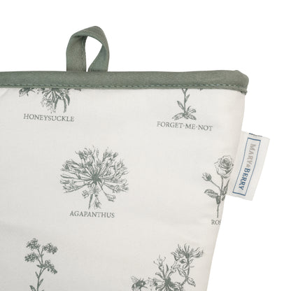 Mary Berry English Garden Flowers Gauntlet Oven Glove