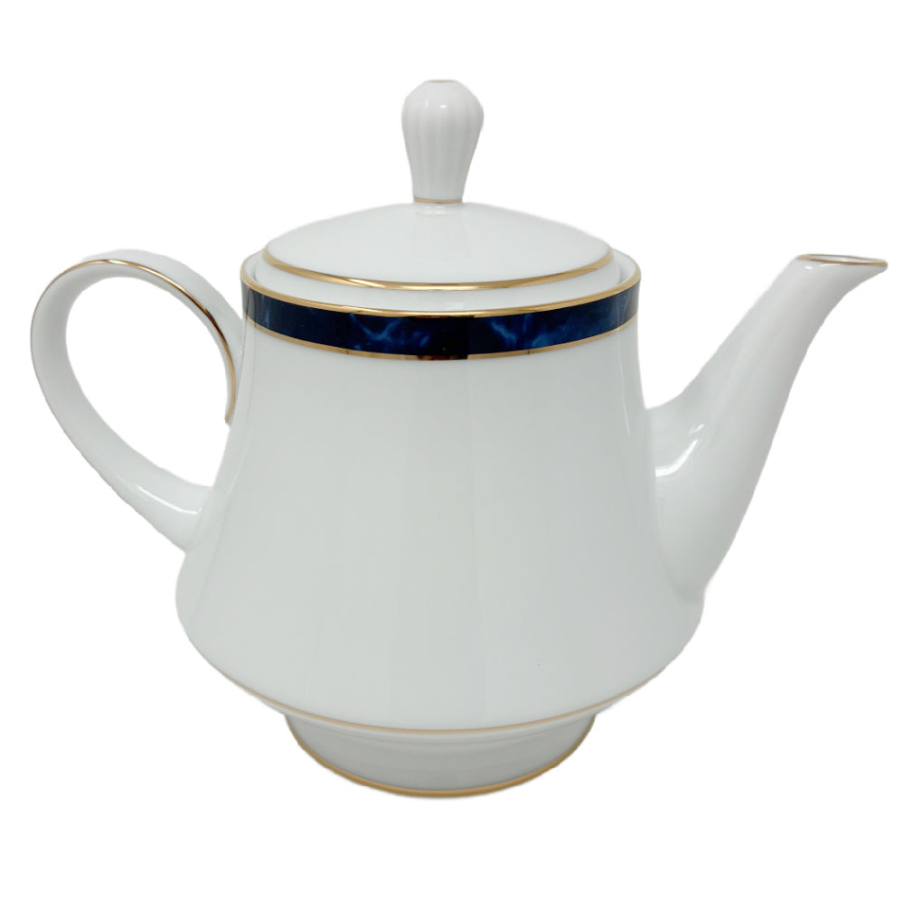 Noritake Marble Blue Teapot