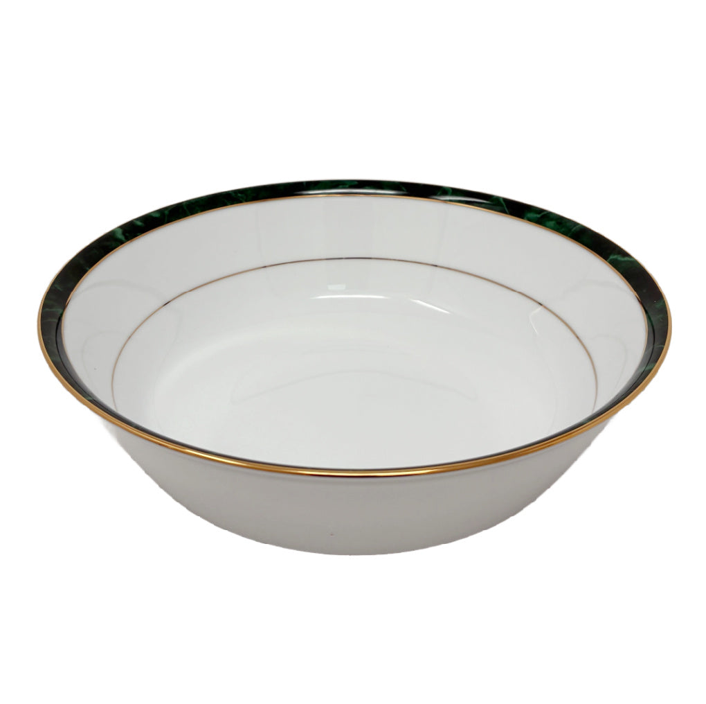 Noritake Marble Green Round Vegetable Dish 22.7cm