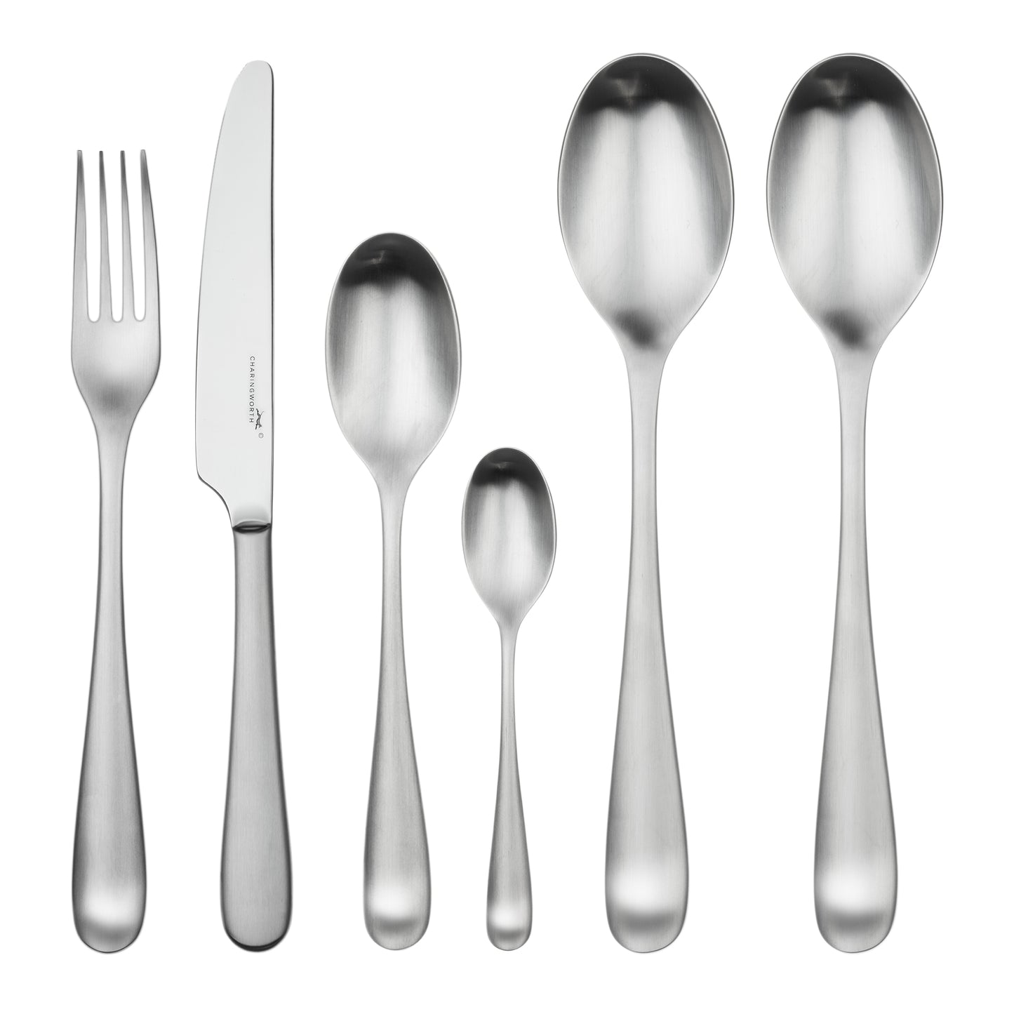 Charingworth Mogano Satin 42 Piece Cutlery Set
