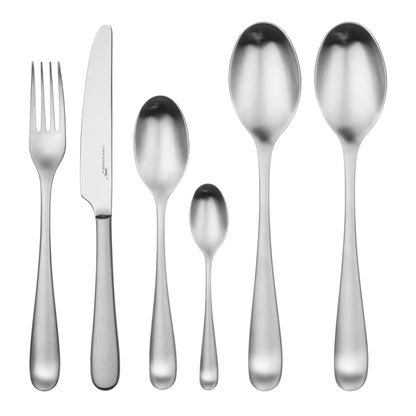 Charingworth Mogano Satin 42 Piece Cutlery Set