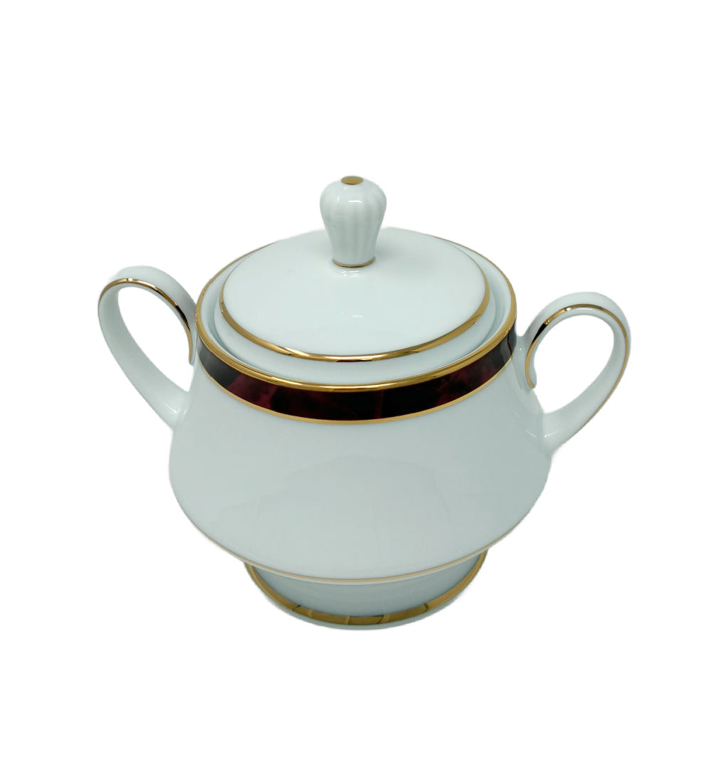 Noritake Marble Red Sugar bowl