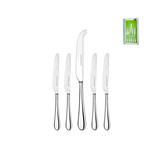 Studio William Mulberry Mirror Cheese and Butter Knife Set of 5