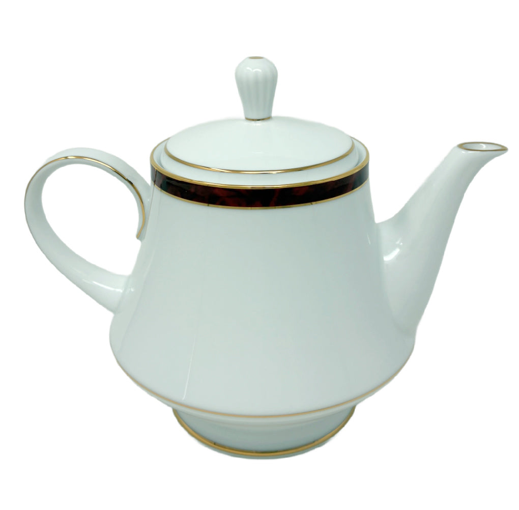 Noritake Marble Red Teapot 1200ml